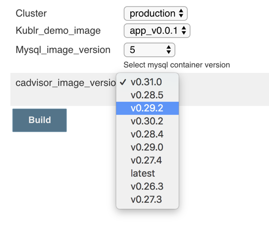 Active Choice Parameter