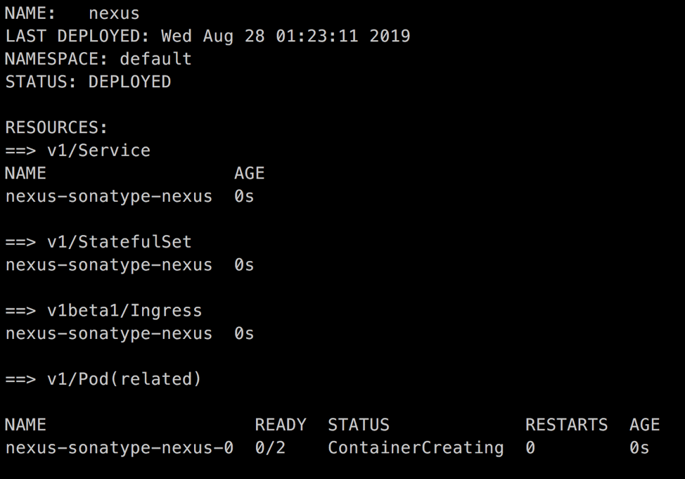 Nexus deployed